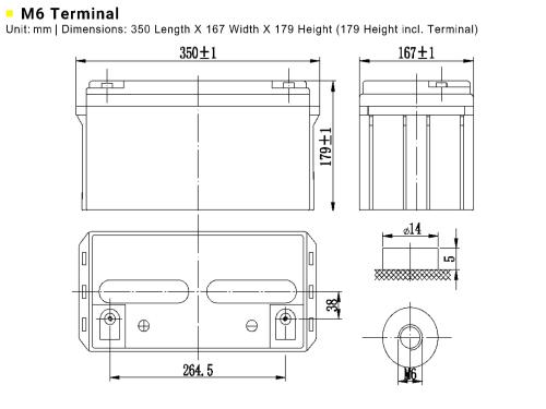 Preview: Spezialakku Batterie Elektromobil Rollstuhl Wohnmobil Boot Solar Mover Caravan Versorgung 12V 80Ah Blei AGM wartungsfrei
